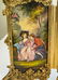 Large French Enamel & Gilt Bronze Table Screen Clock - 2