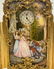 Large French Enamel & Gilt Bronze Table Screen Clock - 3
