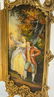 Large French Enamel & Gilt Bronze Table Screen Clock - 4