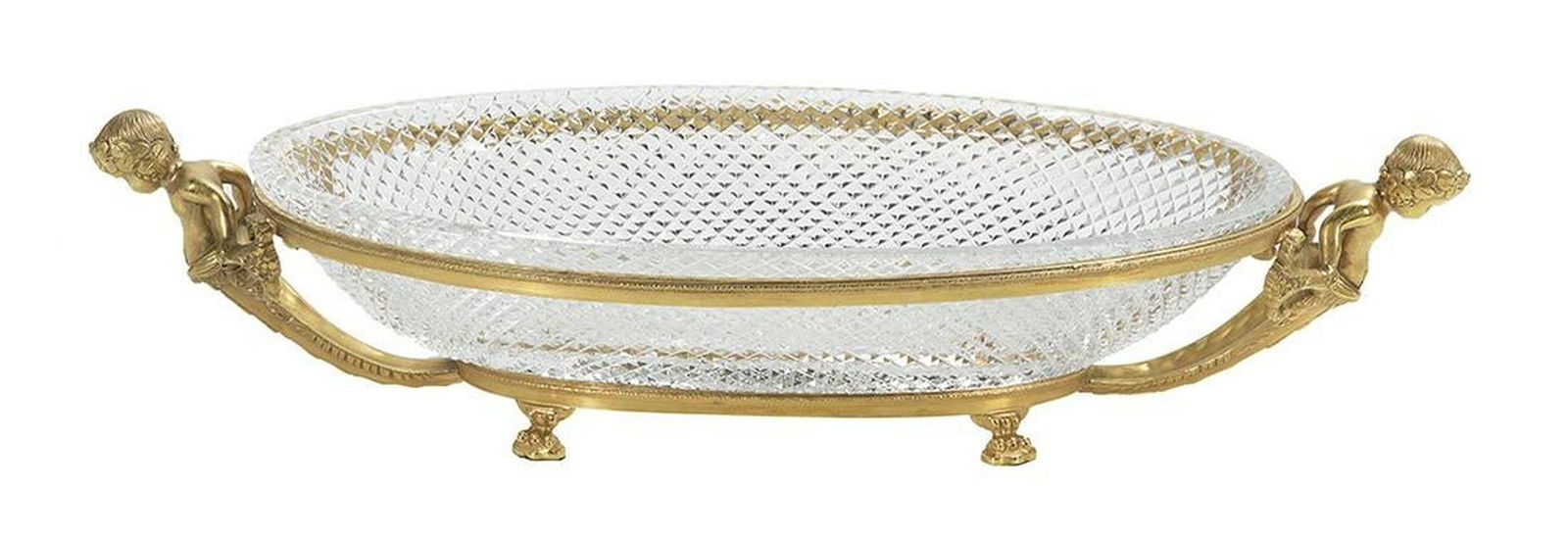 French Baccarat Glass & Bronze Centerpiece (1 of 2)
