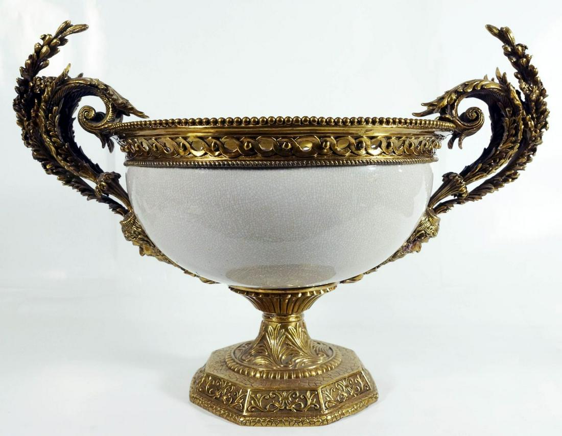 Porcelain & Bronze Mounted Jardiniere (1 of 7)