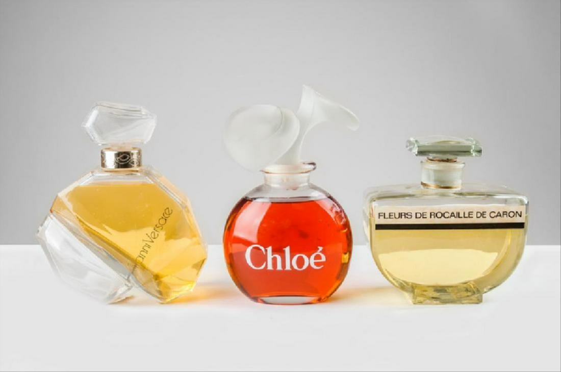 Three French Perfume Display Bottles (1 of 8)