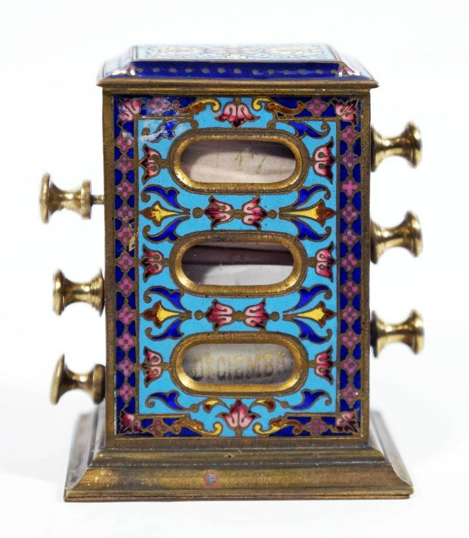 French Champleve Desk Calendar Late 19Th Century (1 of 3)