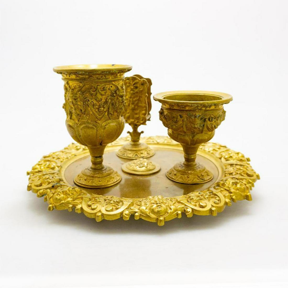 Victorian Brass Smoking Set (1 of 5)