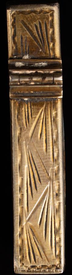 Viennese Silver And Enamel Lighter C 1900 L 2"
