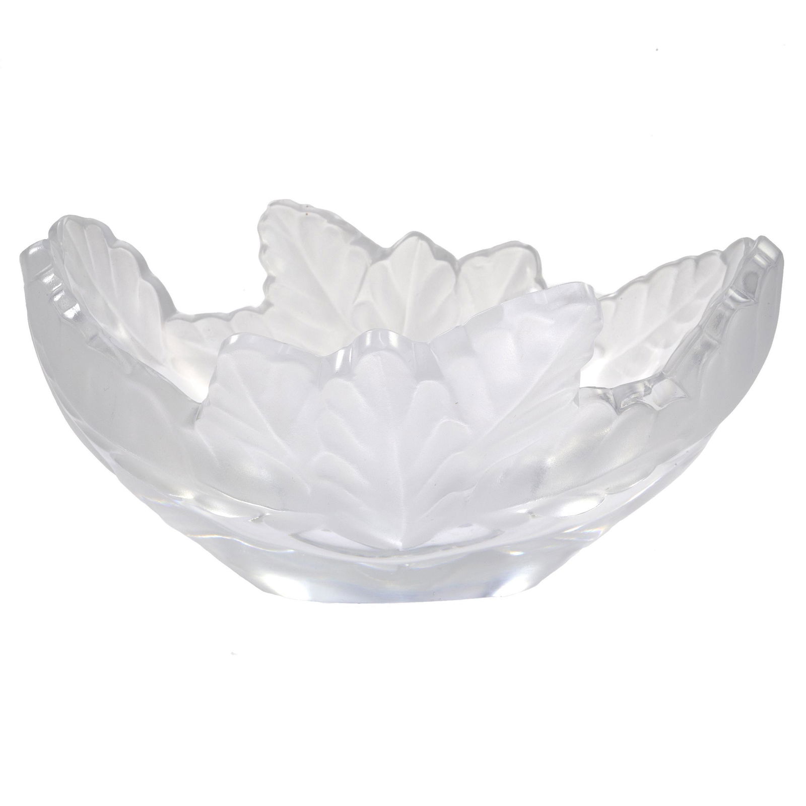 Lalique Oak Leaf Bowl (1 of 4)