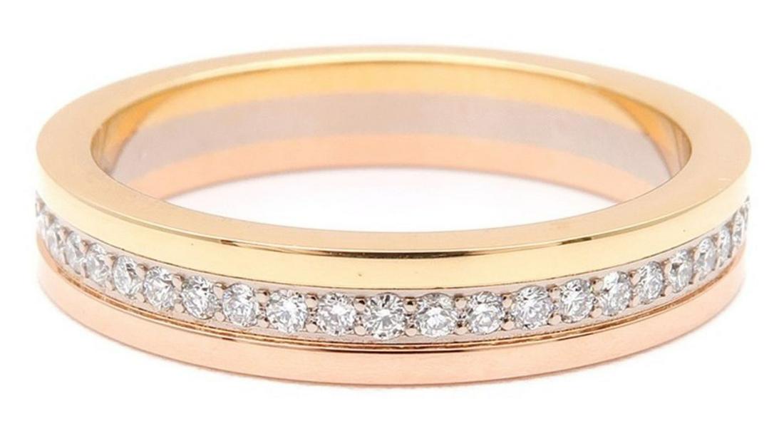 Cartier Three Color Full Eternity Ring Diamond (1 of 2)