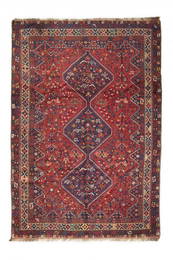 Large Antique Hand-Knotted Persian Shiraz Qashqai Triba