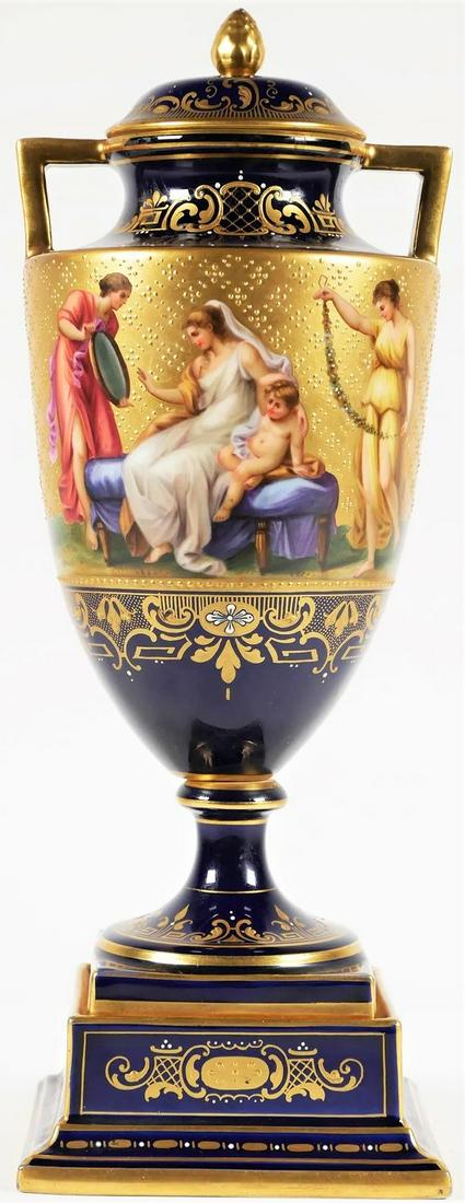 Antique Royal Vienna Austria Porcelain Urn (1 of 6)