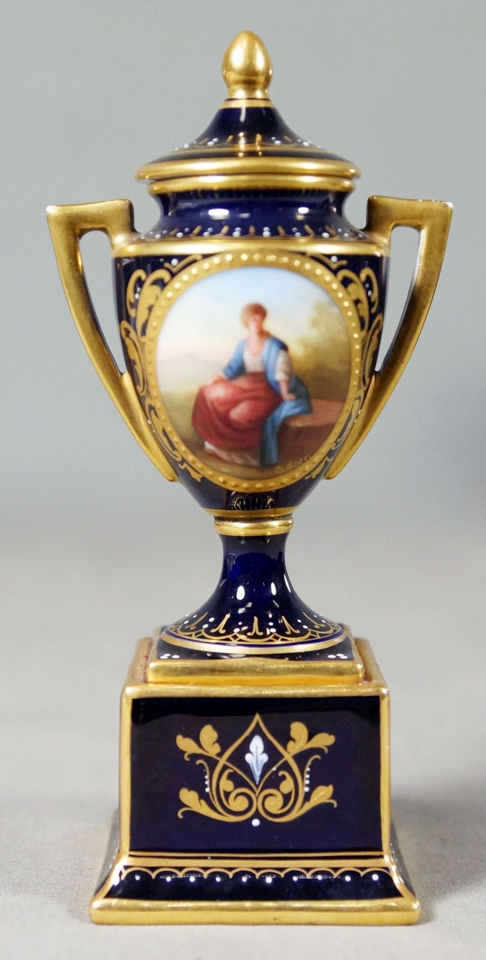 Austrian Royal Vienna Mounted Vase (1 of 5)
