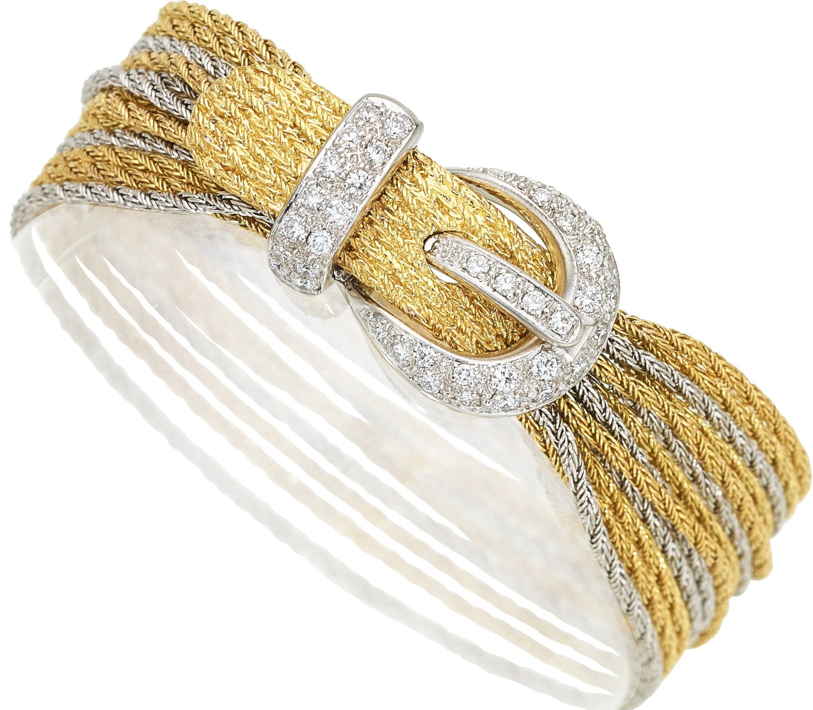 Louis Fiessler Diamond, Gold Bracelet (1 of 2)