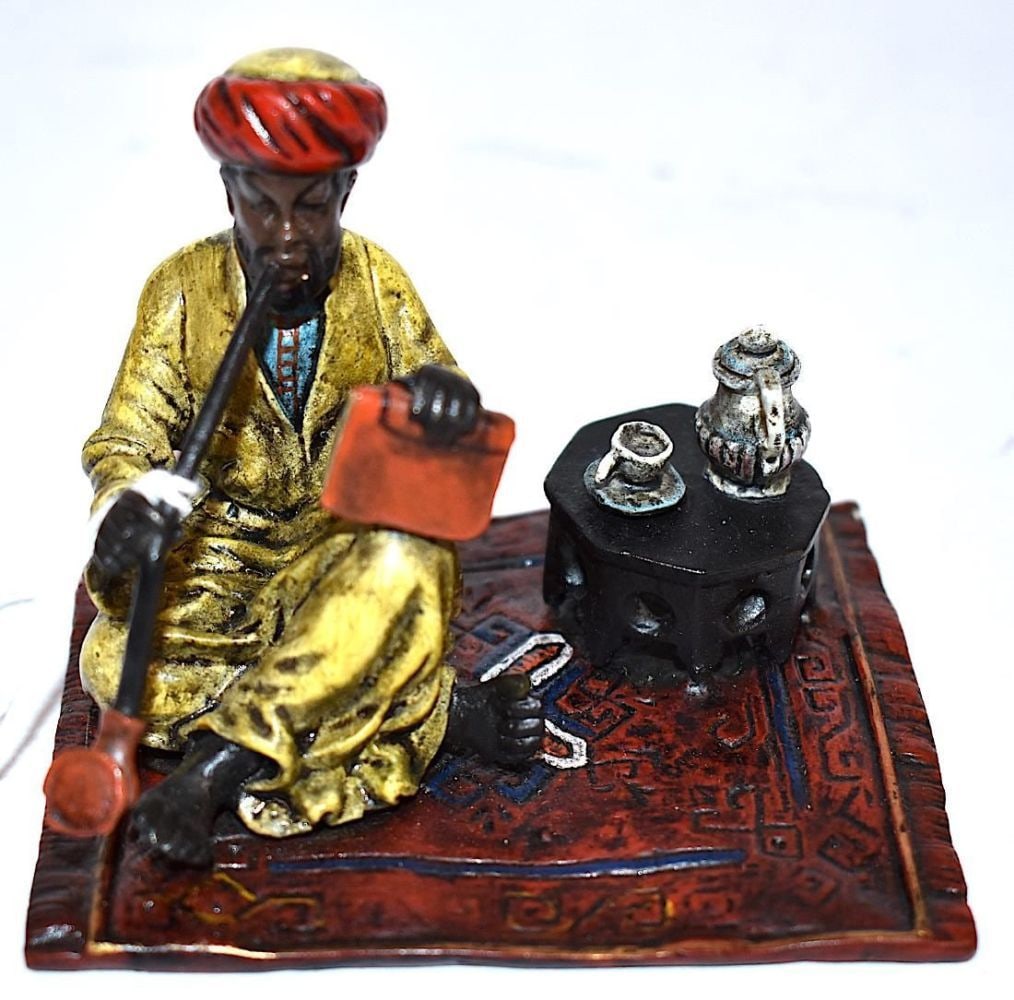 Vienna Bronze. Arab On Oriental Carpet (1 of 5)