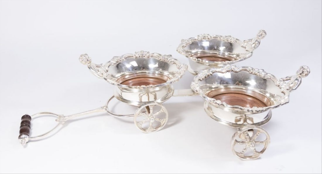 Silverplate Triple Coaster Trolley (1 of 5)