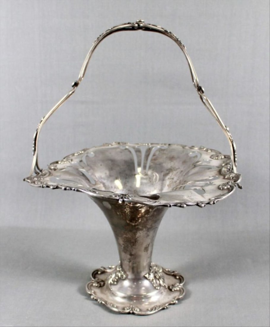 Silver Plated Basket (1 of 6)
