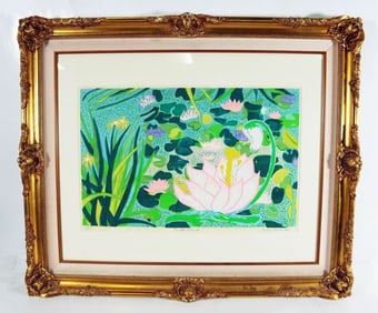 Rosendo On The Pond Framed Print
