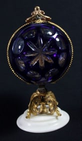 Bohemian/Bronze Blue Cut To Clean Crystal Egg Scent