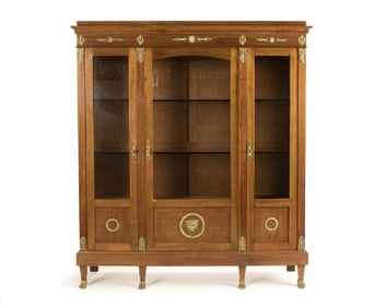 A Gilt Bronze-Mounted Empire-Style Vitrine