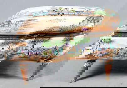 Porcelain Piano Shaped Box