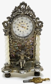 Tiffany & Co Silver Clock
