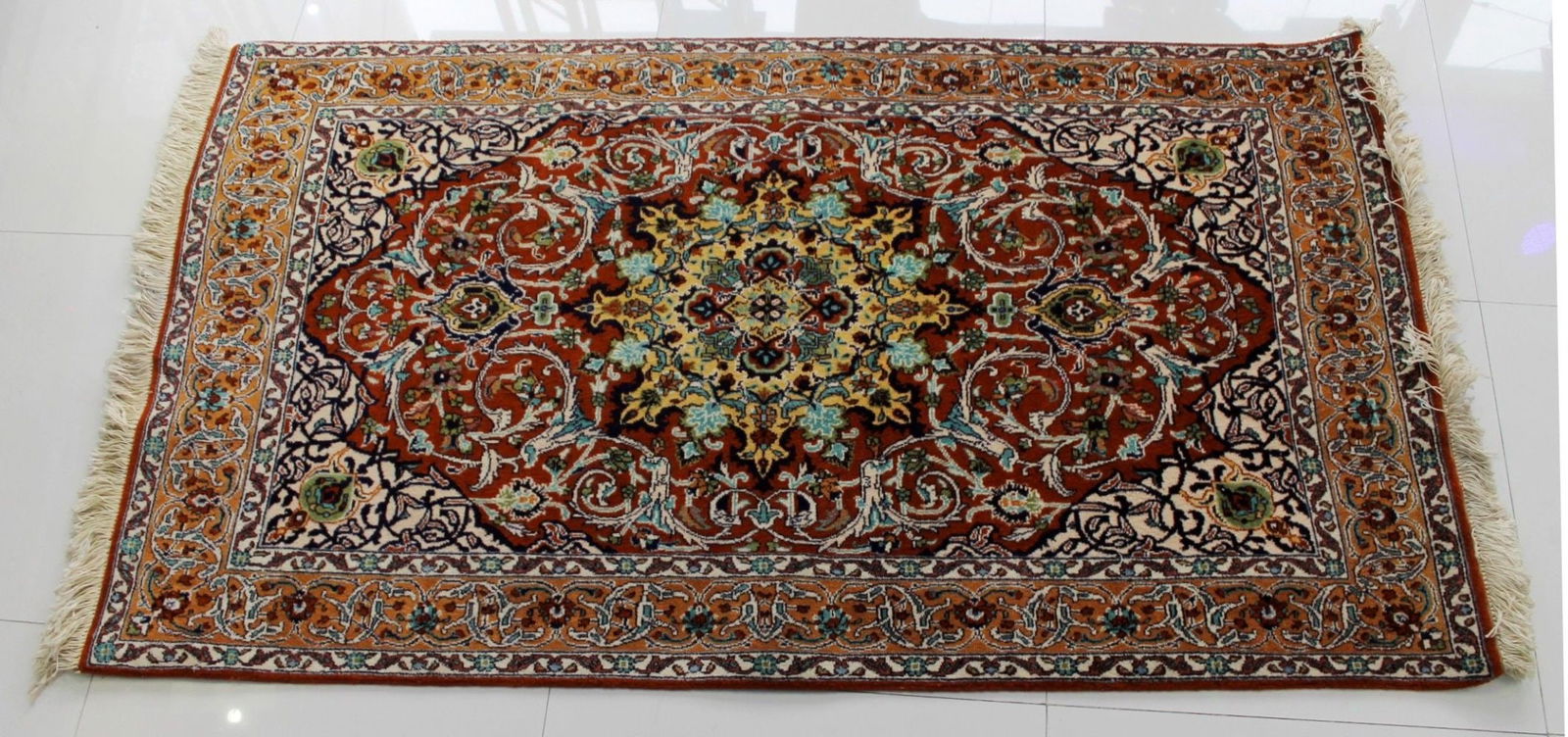 Persian Tabriz Wool Rug (1 of 7)
