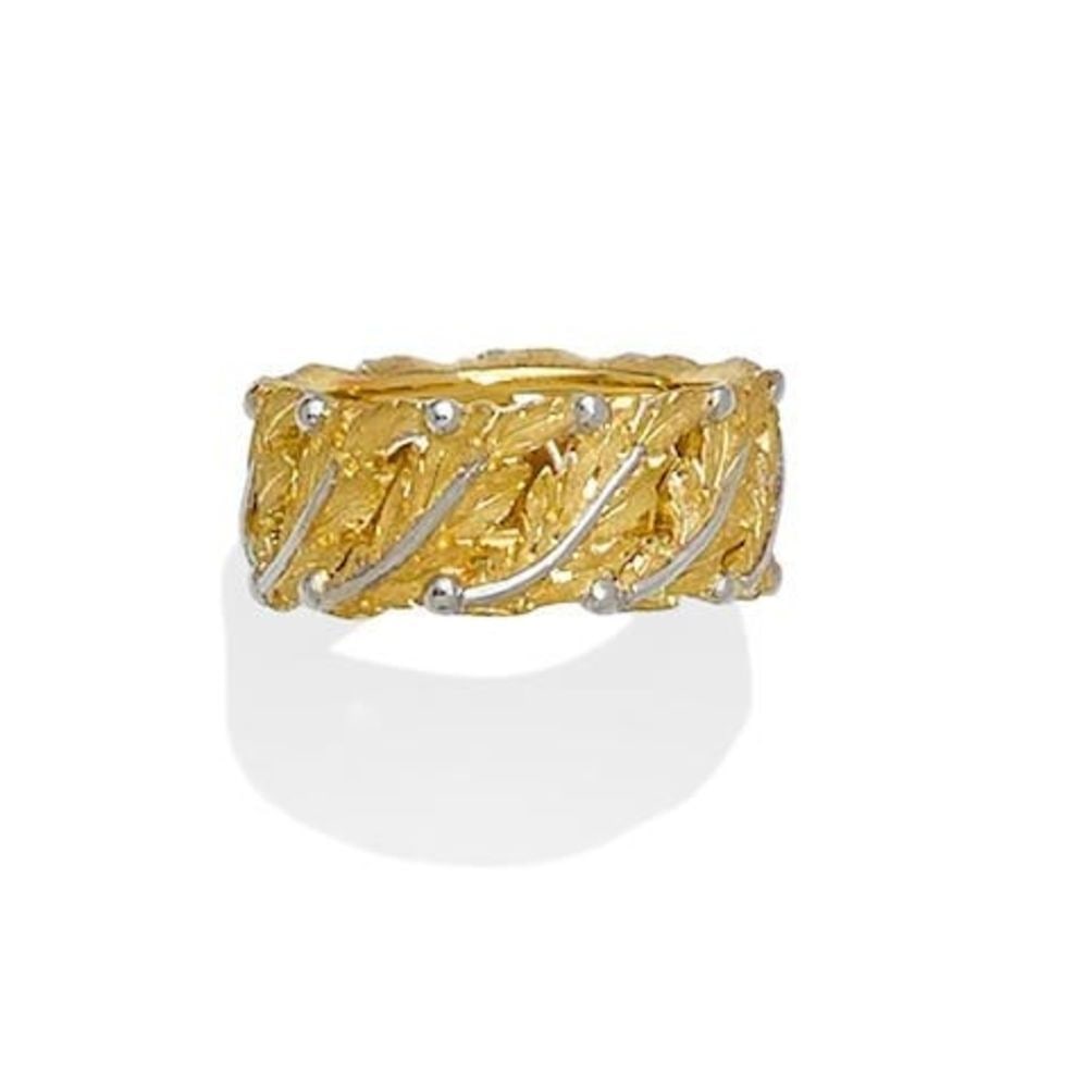 An 18K Bi-Color Gold Band, Buccellati (1 of 1)