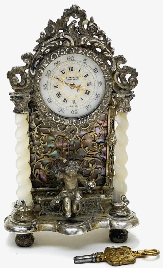 Tiffany & Co Silver Clock (1 of 7)