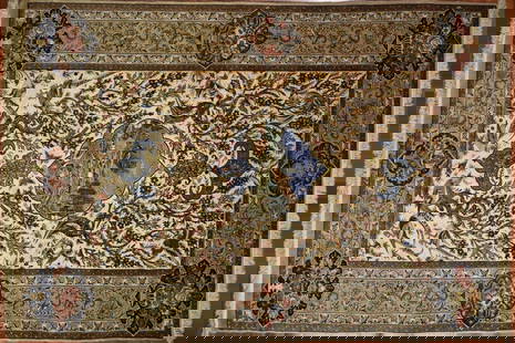 Sepahan Persian Rug: Description Appraised Value(Est) Rug Number: Abc6531 $37,500 One Hundred Percent Hand-Woven 100% Wool & Silk Pile Origin: Iran Design: Isfahan Size: 4'10" X 7'10" Signature: Iran, Isfahan, Nazeri Neja