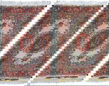 Pair of Antique 20th C. Handmade Persian Tabriz Area Rugs (1 of 5)