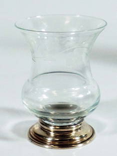 Sterling Table Piece: 3" H 2.5" DIAM 3.2 OZ