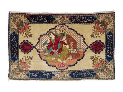 Tabriz  145 X 90 Cm: Origin: Northwest PersiaSize: 145 X 90 cm (Approximately 57 X 35.4 inch)Age: 2nd quarter of 20th centuryCondition: Excellent Description of Design and History:Antique Tabriz rugs are distinguished by