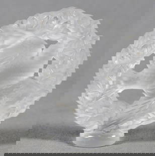 Lalique Glass Bird Pendant: Lalique Glass Bird Pendant. Measures 3 1/2" X 3" Lalique is a French glassmaker, founded by renowned glassmaker and jeweller Ren???????????????????????????????????????????????????????????????? Lalique