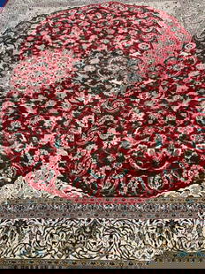 An original Hand Knotted Persian Tabriz Carpet Rug 10 x 8 FT: An original Hand Knotted Persian Tabriz Carpet Rug 10 x 8 FTHand Knotted Persian Tabriz 10x8 ftCondition: Good ConditionDimensions: 10 x 8 ft