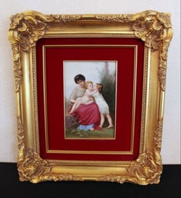19Th Century Porcelain Plaque