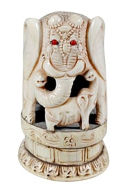 Chinese Elephant Carving