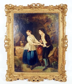 O/C Painting Of Lovers