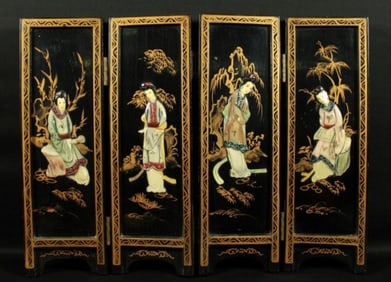 Chinese Four Screen Panel