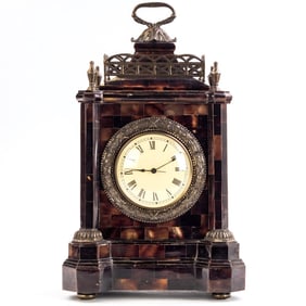 Maitland Smith Tessellated Mantle Clock