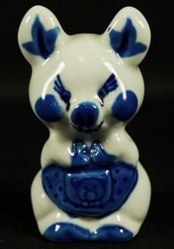 Russian Porcelain Figure Of Pig