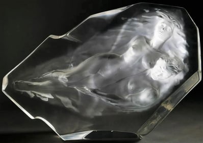 Large 24" Frederick Hart Nude Eye of the Flame Acrylic Sculpture