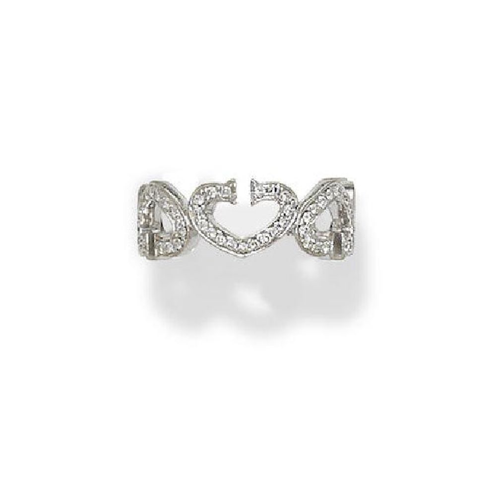 A Diamond And 18K White Gold 'Double C' Band, Cartier (1 of 1)