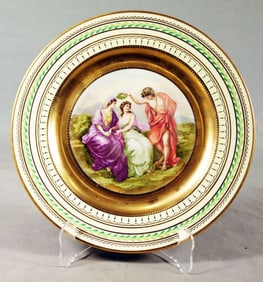 Royal Vienna Plate Titled "Decoration"
