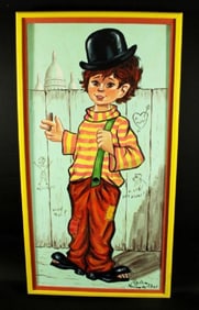 Vintage Painting Signed C. 1965