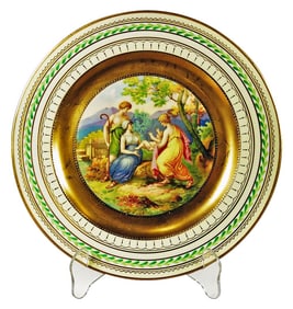 Royal Vienna Plate Titled "The Young Virgil"