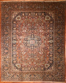 Antique Kashan Rug