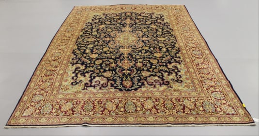 Antique Kerman Wool Rug Iran