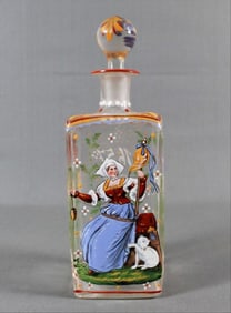 19Th Century Lobmeyr Style Bottle