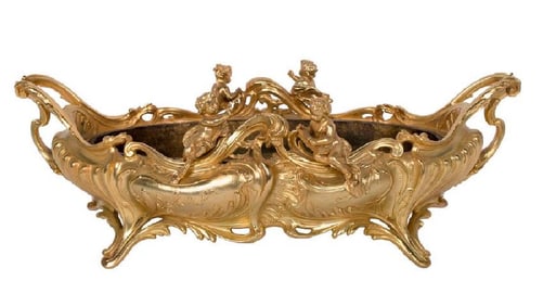 French Bronze Figural Centerpiece