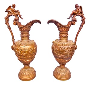 Renaissance Style Bronze Ewer