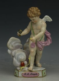 Meissen Acier Figurine F16 "Je Le Dompte"