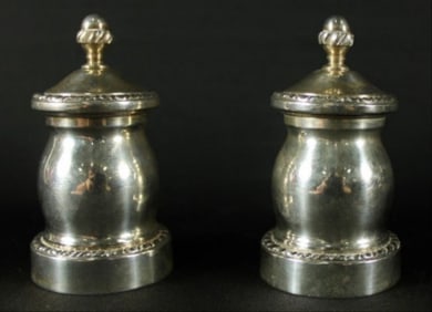 Pair Of Sterling Silver Salts